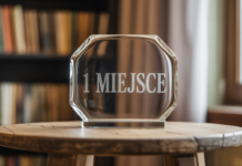 statuetki szklane z grawerem