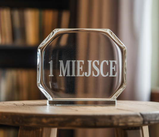 statuetki szklane z grawerem